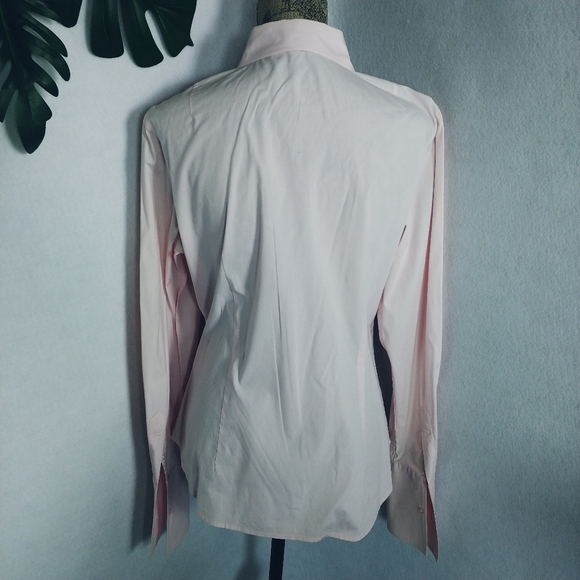 Moda International Pale Pink Button Blouse Shirt - Picture 4 of 8